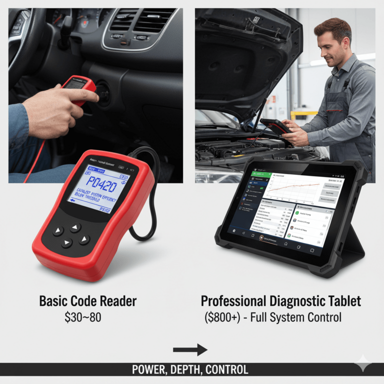Basic vs. Professional OBD2 Scanners: What Justifies the Price?